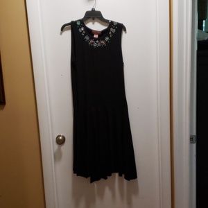Low waisted sleeveless dress